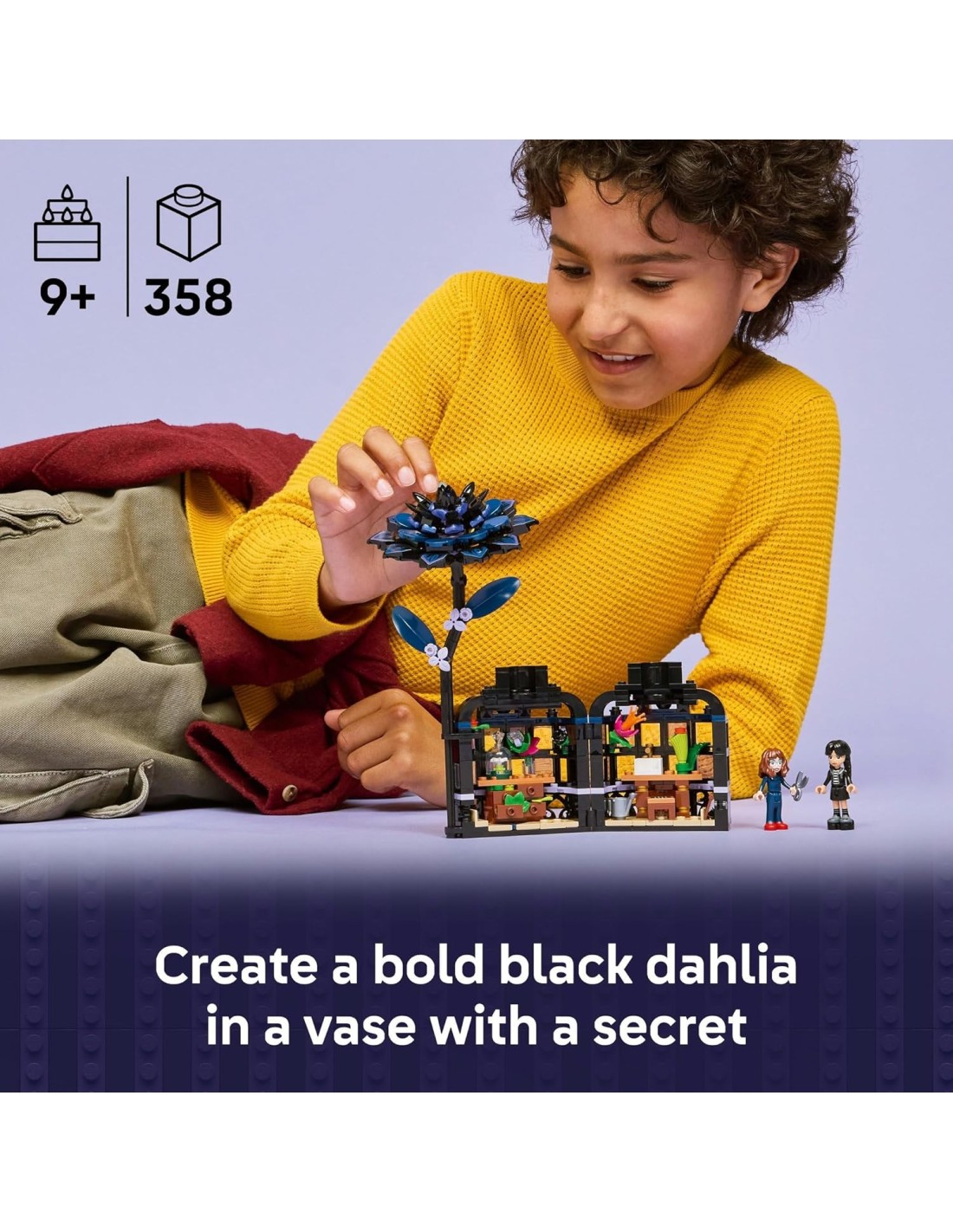 GIOCATTOLO PUBBLICIZZATO: vendita online LEGO 76784 Mercoledì Fiore di Dalia Nero in offerta