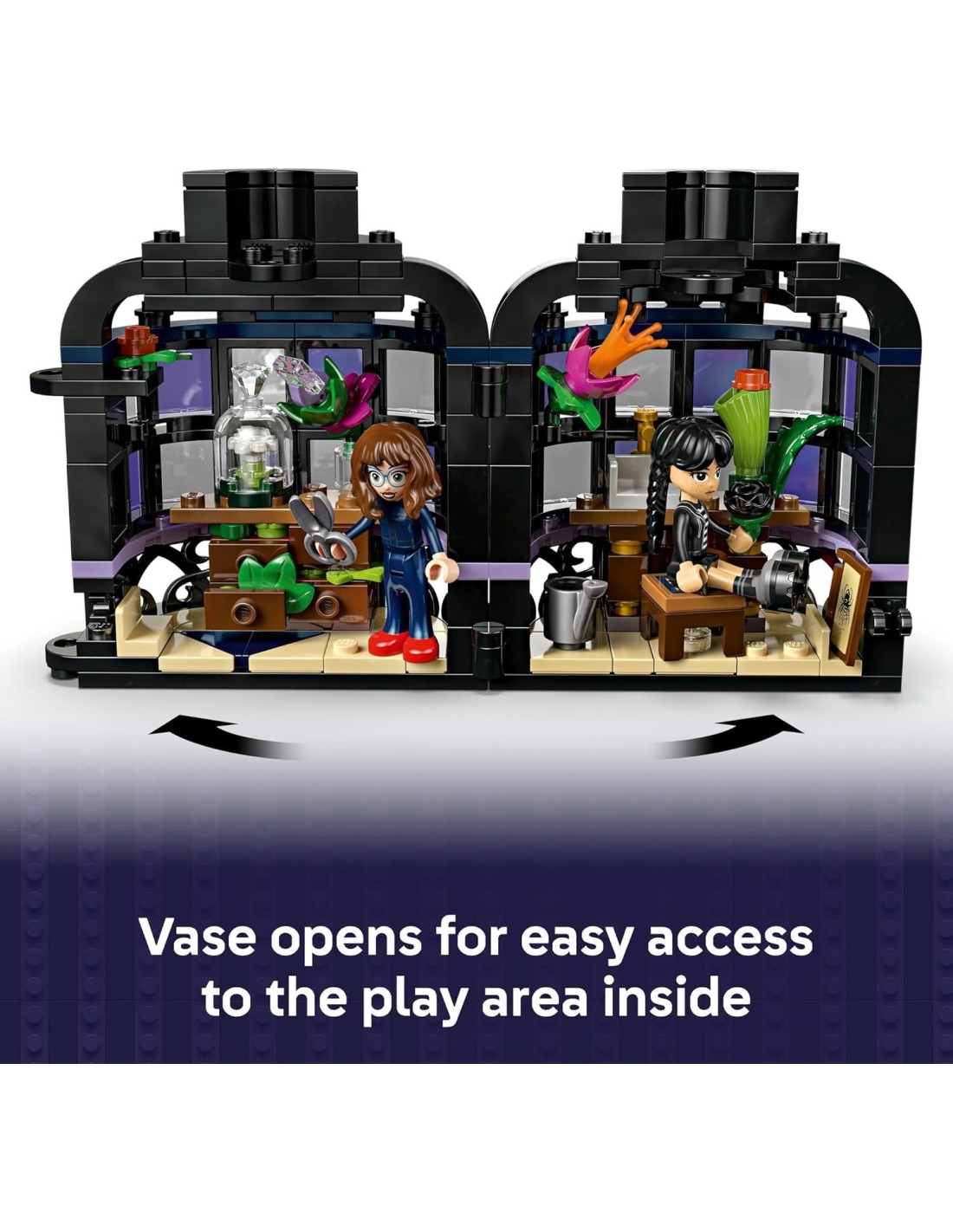 GIOCATTOLO PUBBLICIZZATO: vendita online LEGO 76784 Mercoledì Fiore di Dalia Nero in offerta