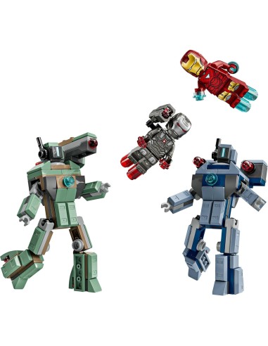 GIOCATTOLO PUBBLICIZZATO: vendita online LEGO Marvel 76320 Iron Man e War Machine contro i Droni di Hammer in offerta