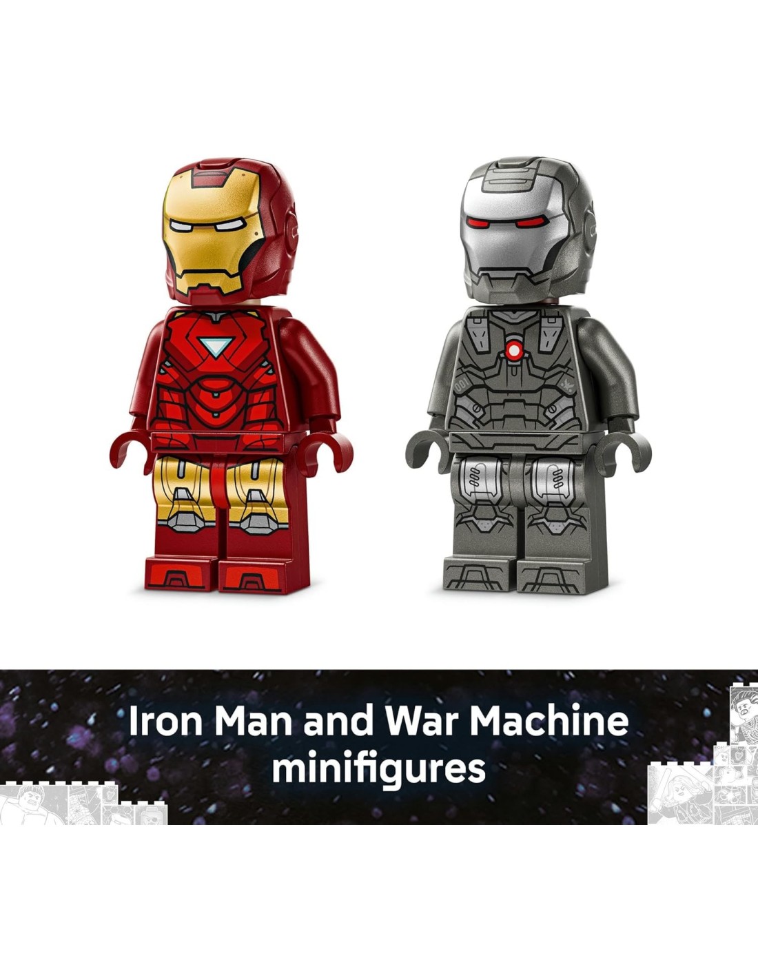 GIOCATTOLO PUBBLICIZZATO: vendita online LEGO Marvel 76320 Iron Man e War Machine contro i Droni di Hammer in offerta