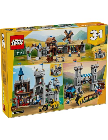 GIOCATTOLO PUBBLICIZZATO: vendita online LEGO 31168 Creator Castello del Cavaliere Medievale | Set 3 in 1 Medievale in offerta
