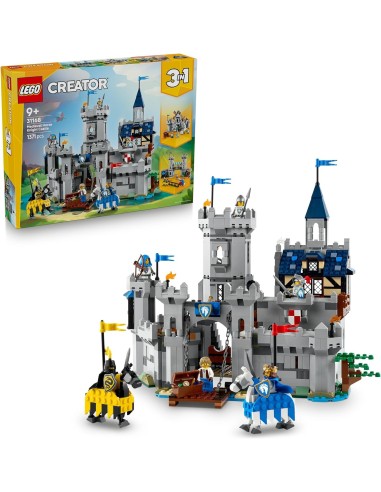GIOCATTOLO PUBBLICIZZATO: vendita online LEGO 31168 Creator Castello del Cavaliere Medievale | Set 3 in 1 Medievale in offerta
