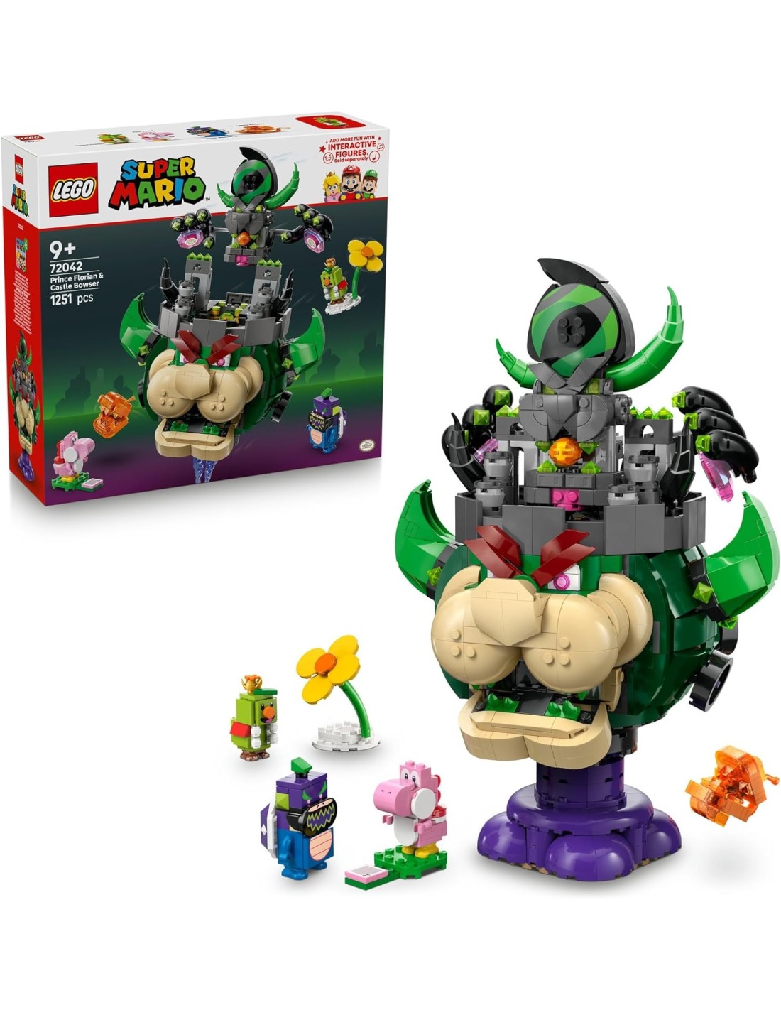 GIOCATTOLO PUBBLICIZZATO: vendita online LEGO 72042 Super Mario – Principe Florian e Castello Bowser in offerta