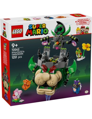 GIOCATTOLO PUBBLICIZZATO: vendita online LEGO 72042 Super Mario – Principe Florian e Castello Bowser in offerta