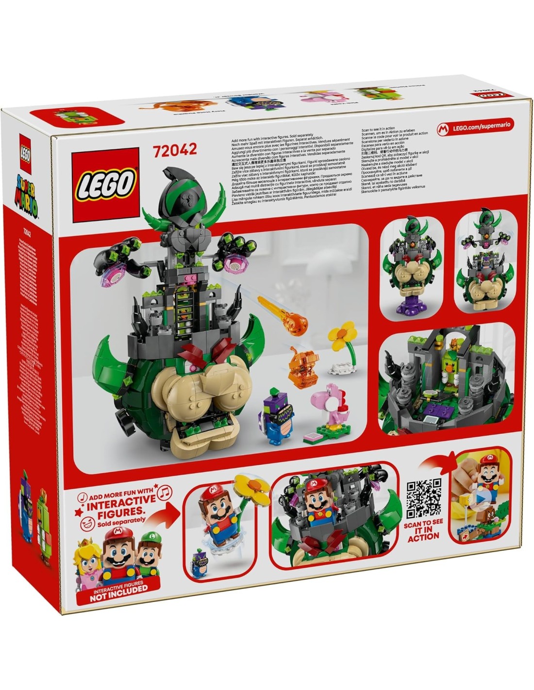 GIOCATTOLO PUBBLICIZZATO: vendita online LEGO 72042 Super Mario – Principe Florian e Castello Bowser in offerta