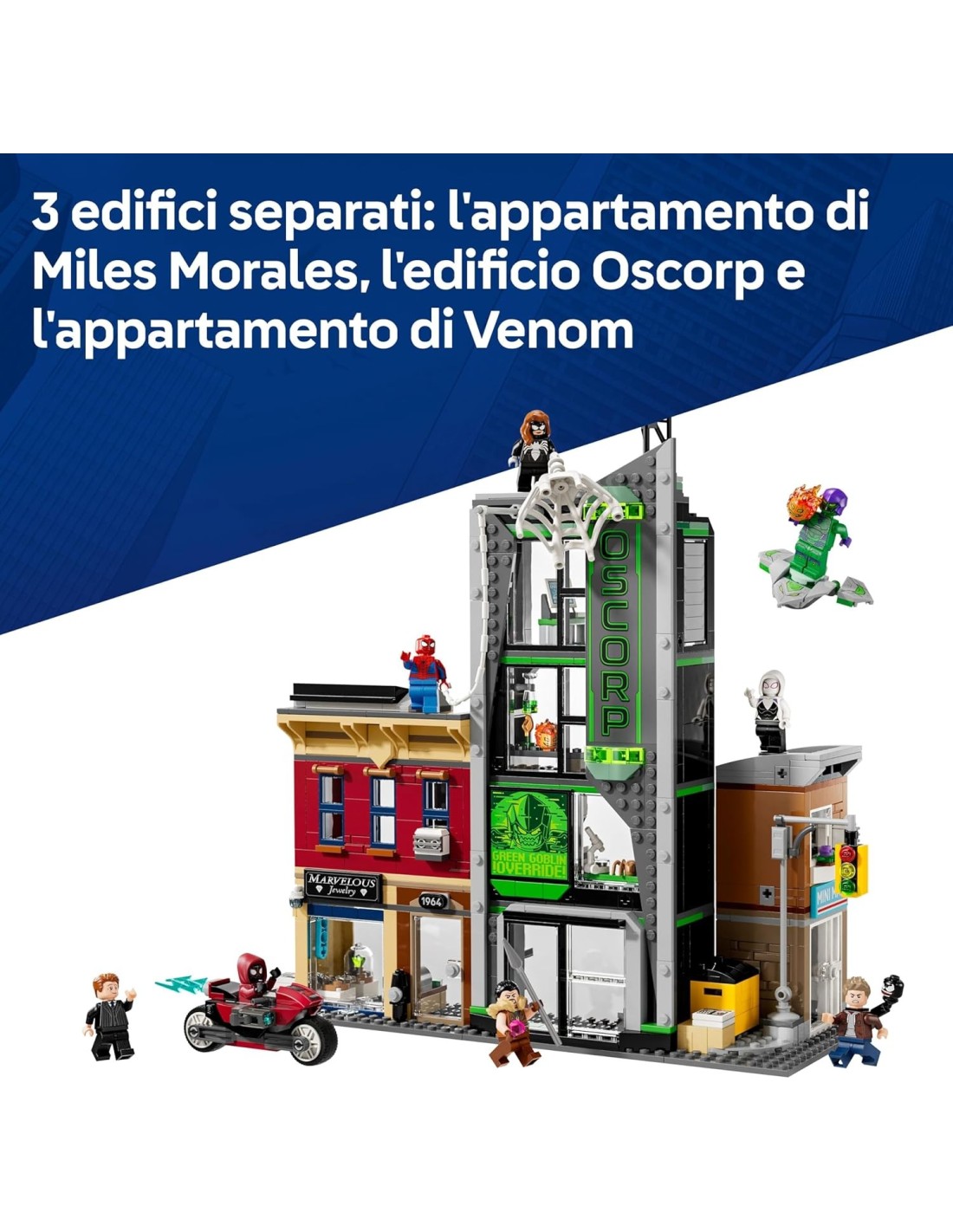GIOCATTOLO PUBBLICIZZATO: vendita online LEGO 76324 Marvel Spider-Man Contro Oscorp in offerta