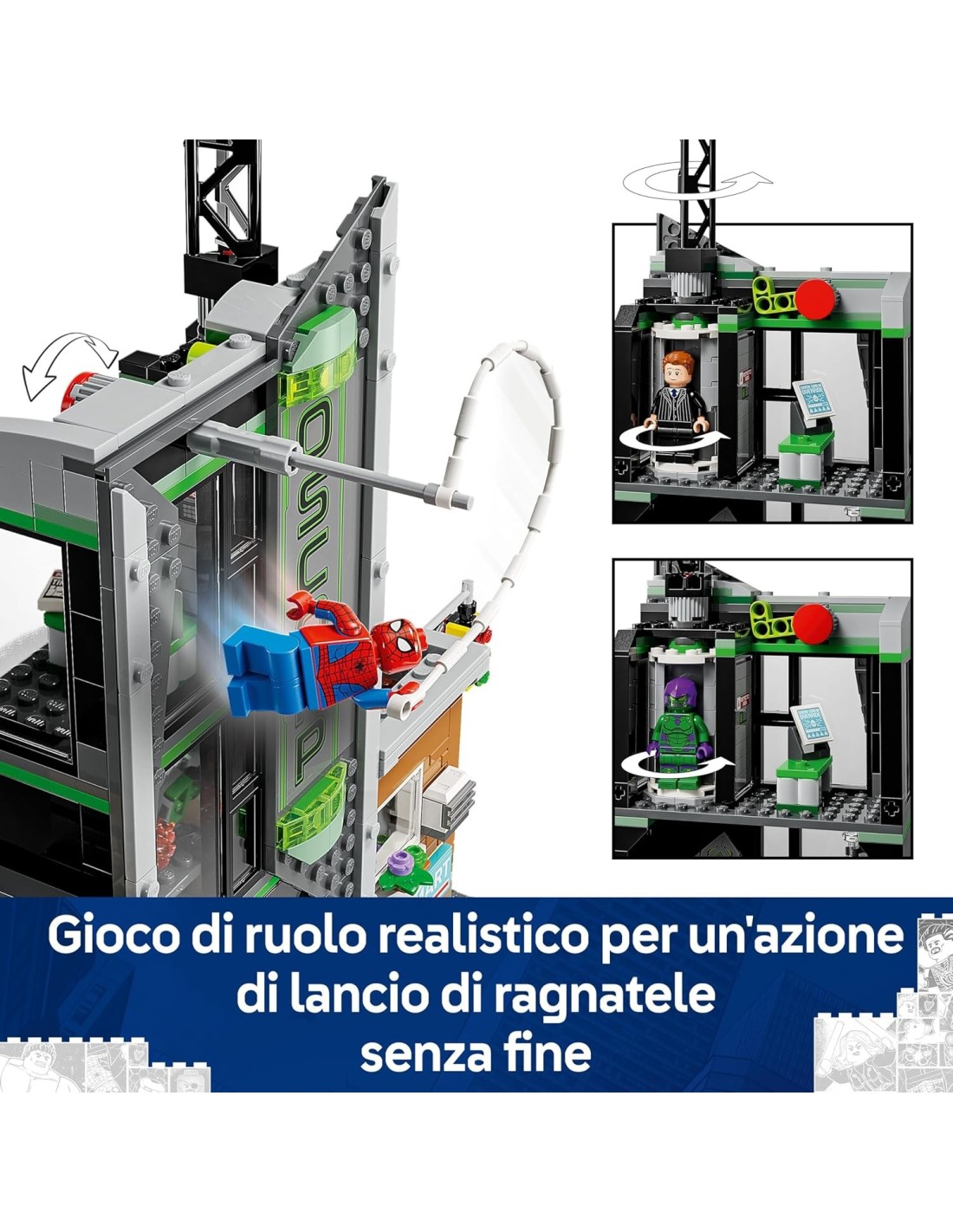 GIOCATTOLO PUBBLICIZZATO: vendita online LEGO 76324 Marvel Spider-Man Contro Oscorp in offerta