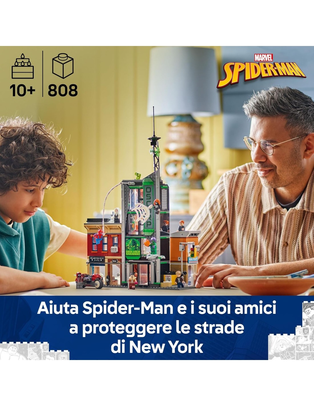 GIOCATTOLO PUBBLICIZZATO: vendita online LEGO 76324 Marvel Spider-Man Contro Oscorp in offerta