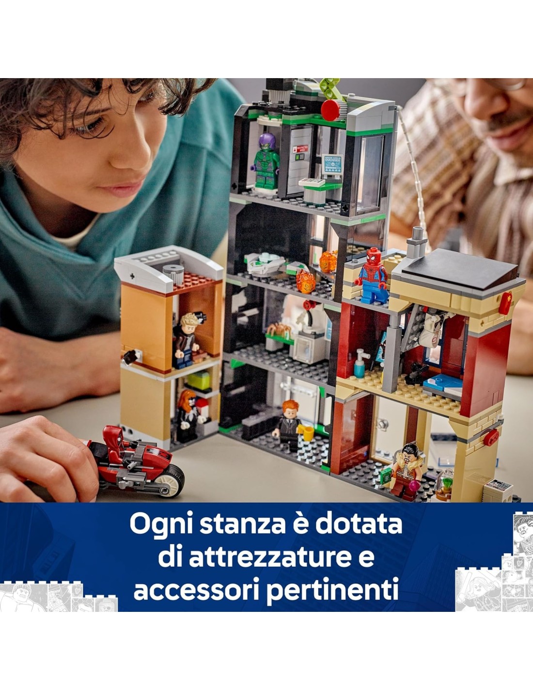 GIOCATTOLO PUBBLICIZZATO: vendita online LEGO 76324 Marvel Spider-Man Contro Oscorp in offerta