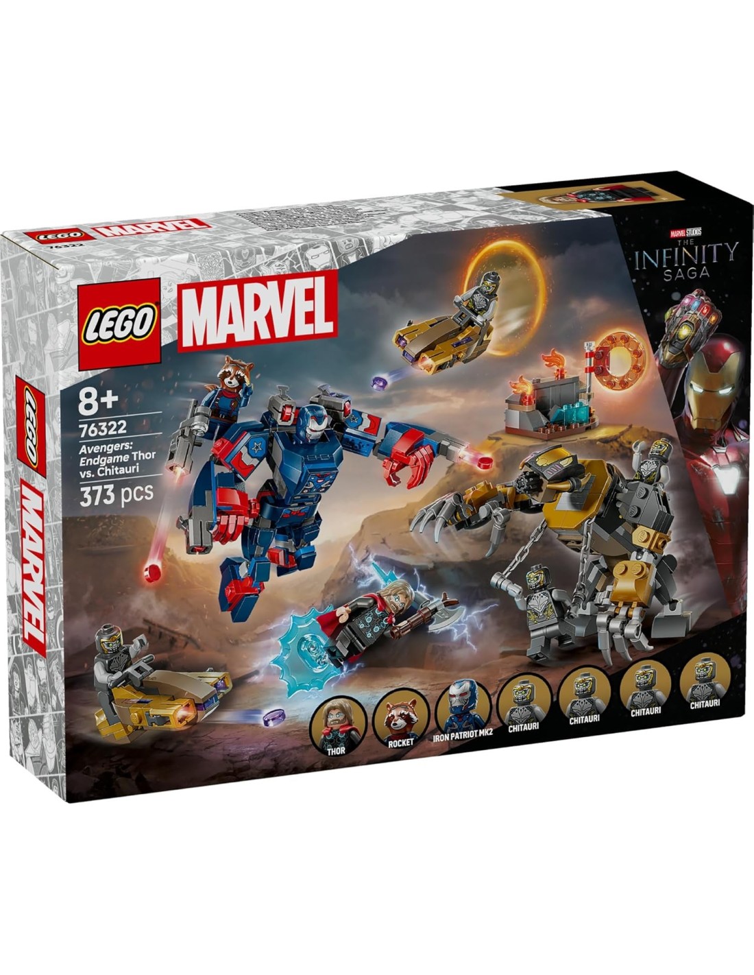GIOCATTOLO PUBBLICIZZATO: vendita online LEGO 76322 Marvel Avengers Endgame Thor contro Chitauri in offerta