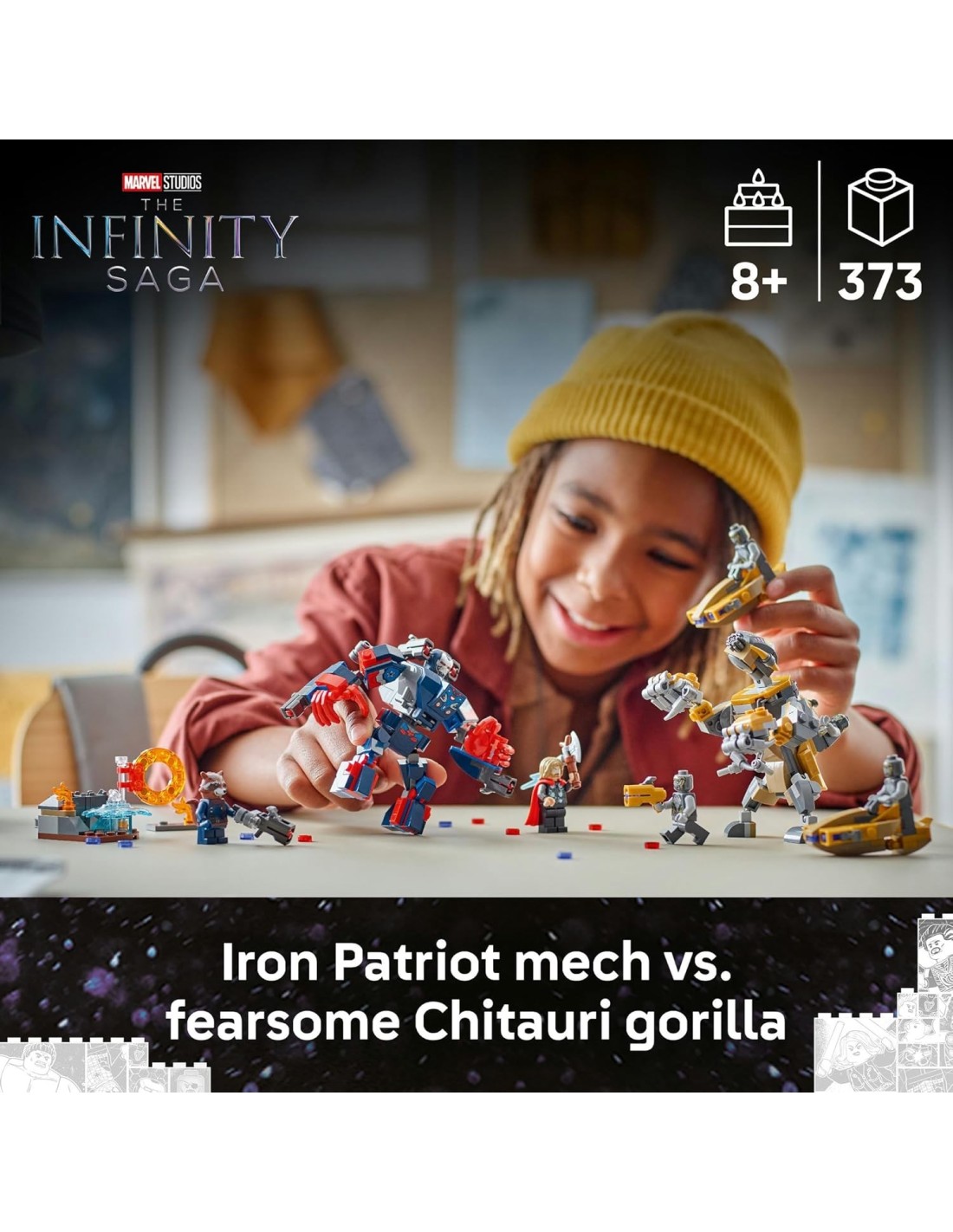 GIOCATTOLO PUBBLICIZZATO: vendita online LEGO 76322 Marvel Avengers Endgame Thor contro Chitauri in offerta