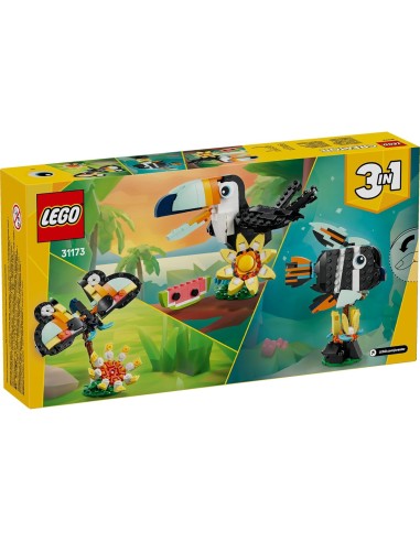 GIOCATTOLO PUBBLICIZZATO: vendita online LEGO 31173 Creator 3 in 1 Animali Selvatici: Tucano Tropicale in offerta