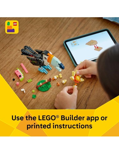 GIOCATTOLO PUBBLICIZZATO: vendita online LEGO 31173 Creator 3 in 1 Animali Selvatici: Tucano Tropicale in offerta