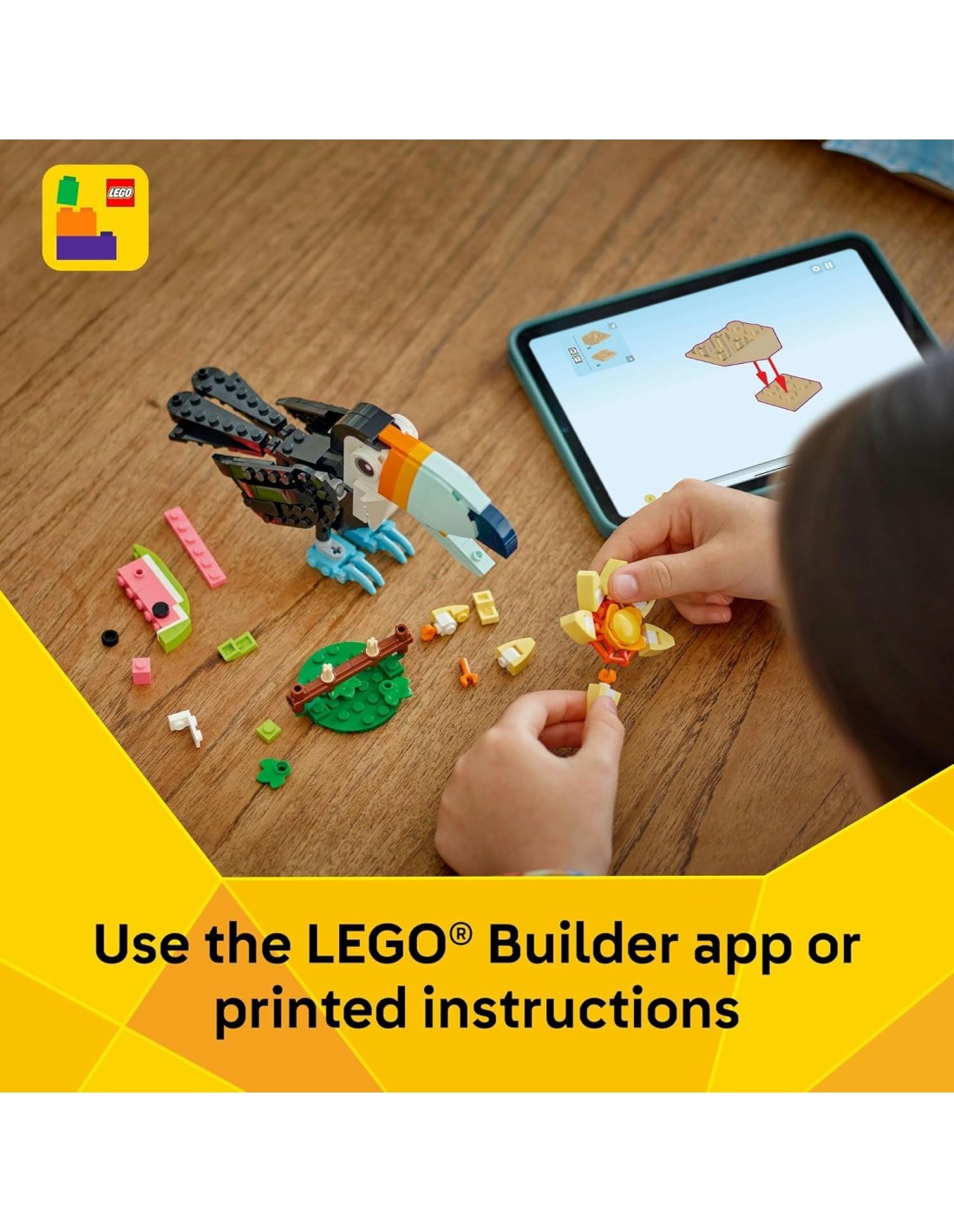 GIOCATTOLO PUBBLICIZZATO: vendita online LEGO 31173 Creator 3 in 1 Animali Selvatici: Tucano Tropicale in offerta