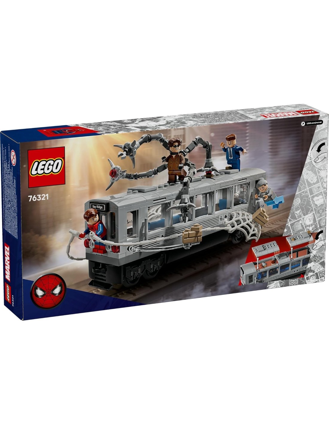 GIOCATTOLO PUBBLICIZZATO: vendita online LEGO 76321 Spider-Man contro Doc Ock: Duello sul Treno in offerta