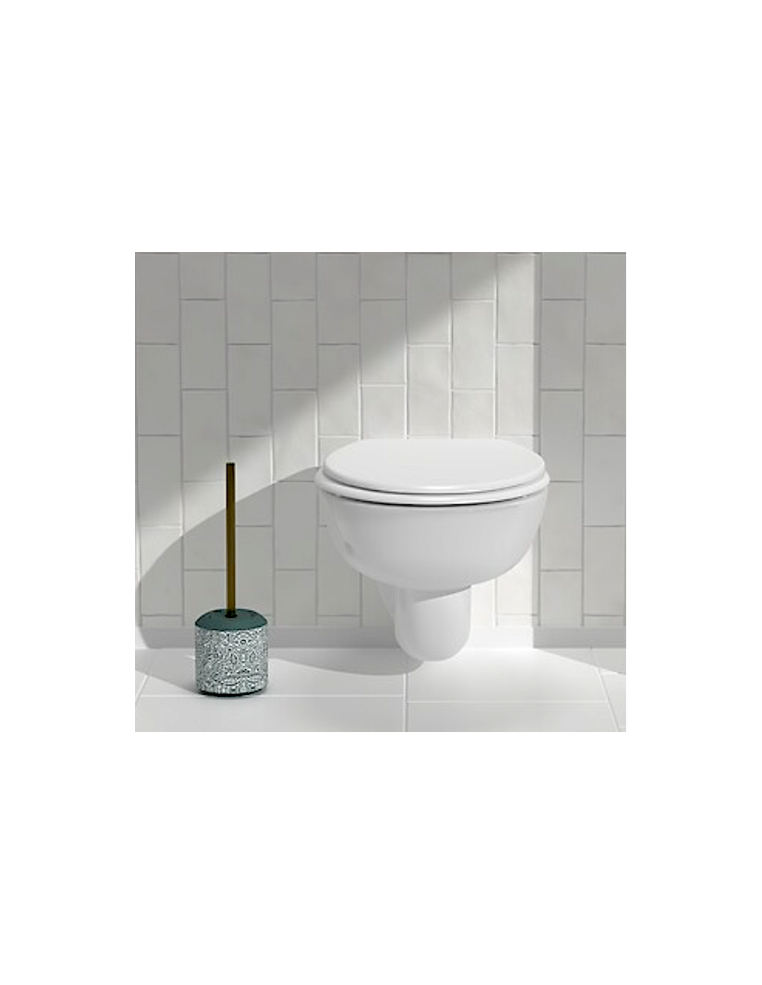 PORTASCOPINO 211409A ARBORIA VERDE 12X36CM CERAMICA