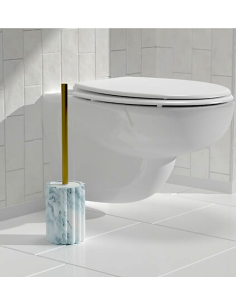 PORTASCOPINO 213323 MARBY 10X42CM RESINA BIANCO