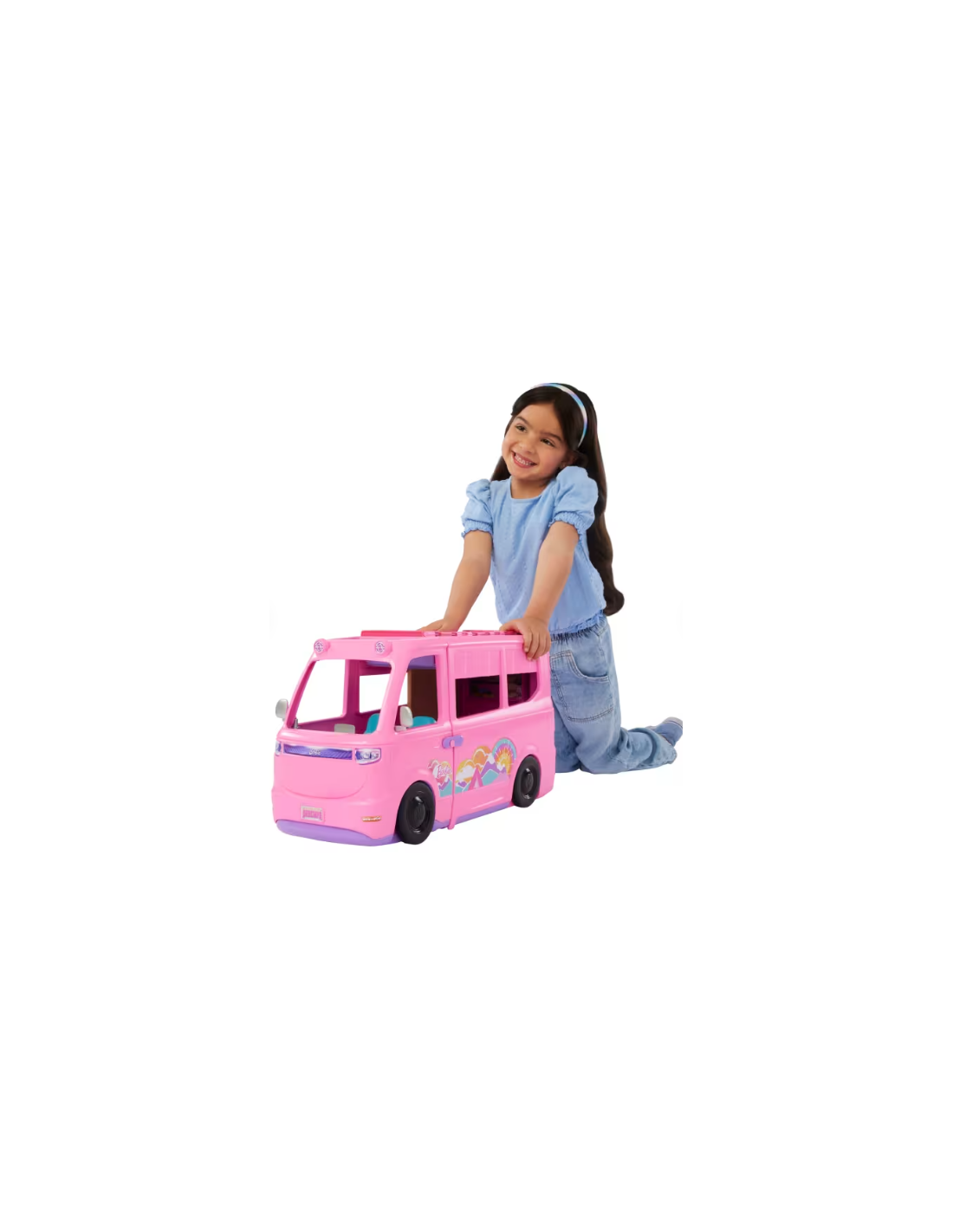 Barbie Camper dei Sogni con barbecue cambia colore e tenda sul tetto | shopincasa.it