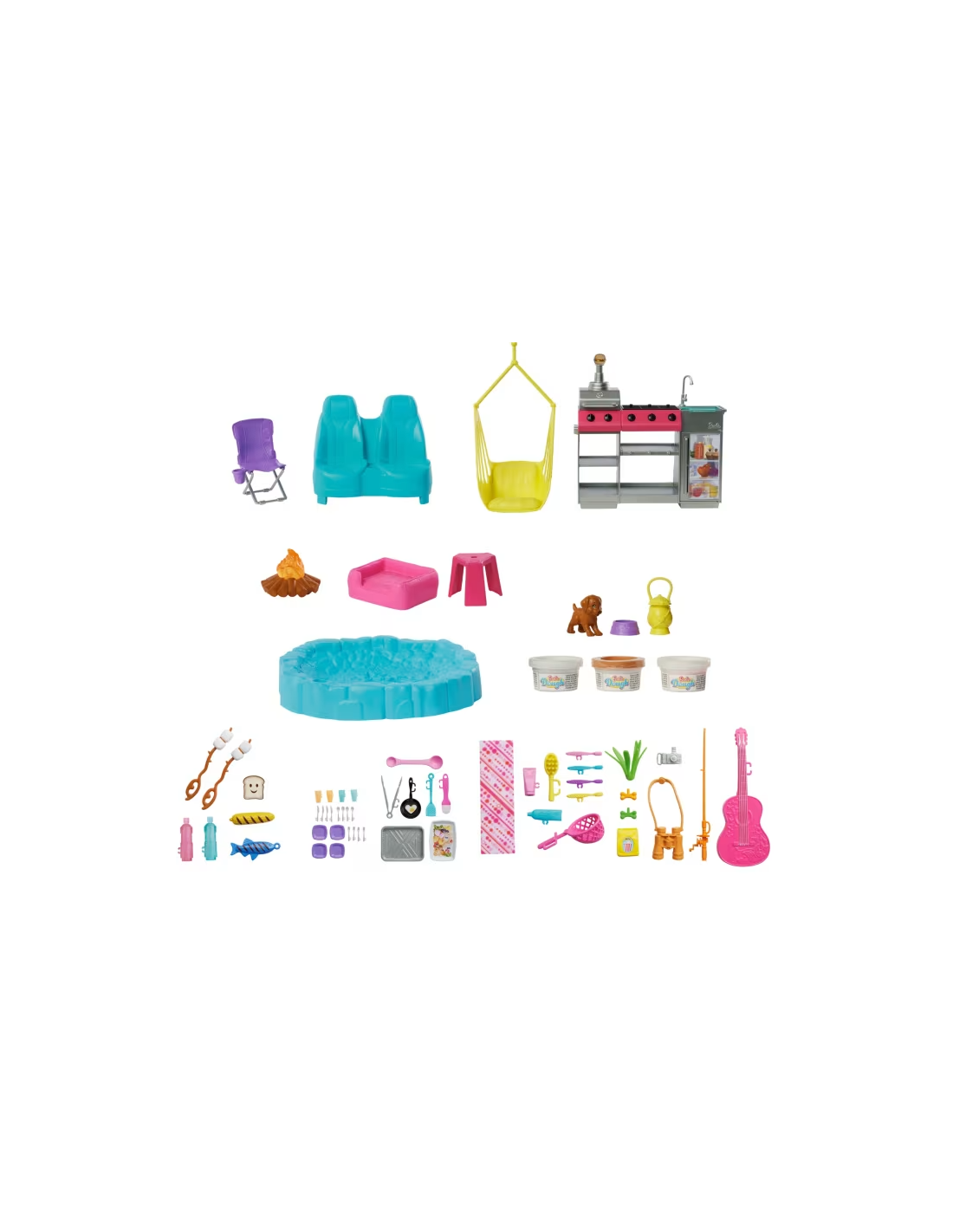 Barbie Camper dei Sogni con barbecue cambia colore e tenda sul tetto | shopincasa.it