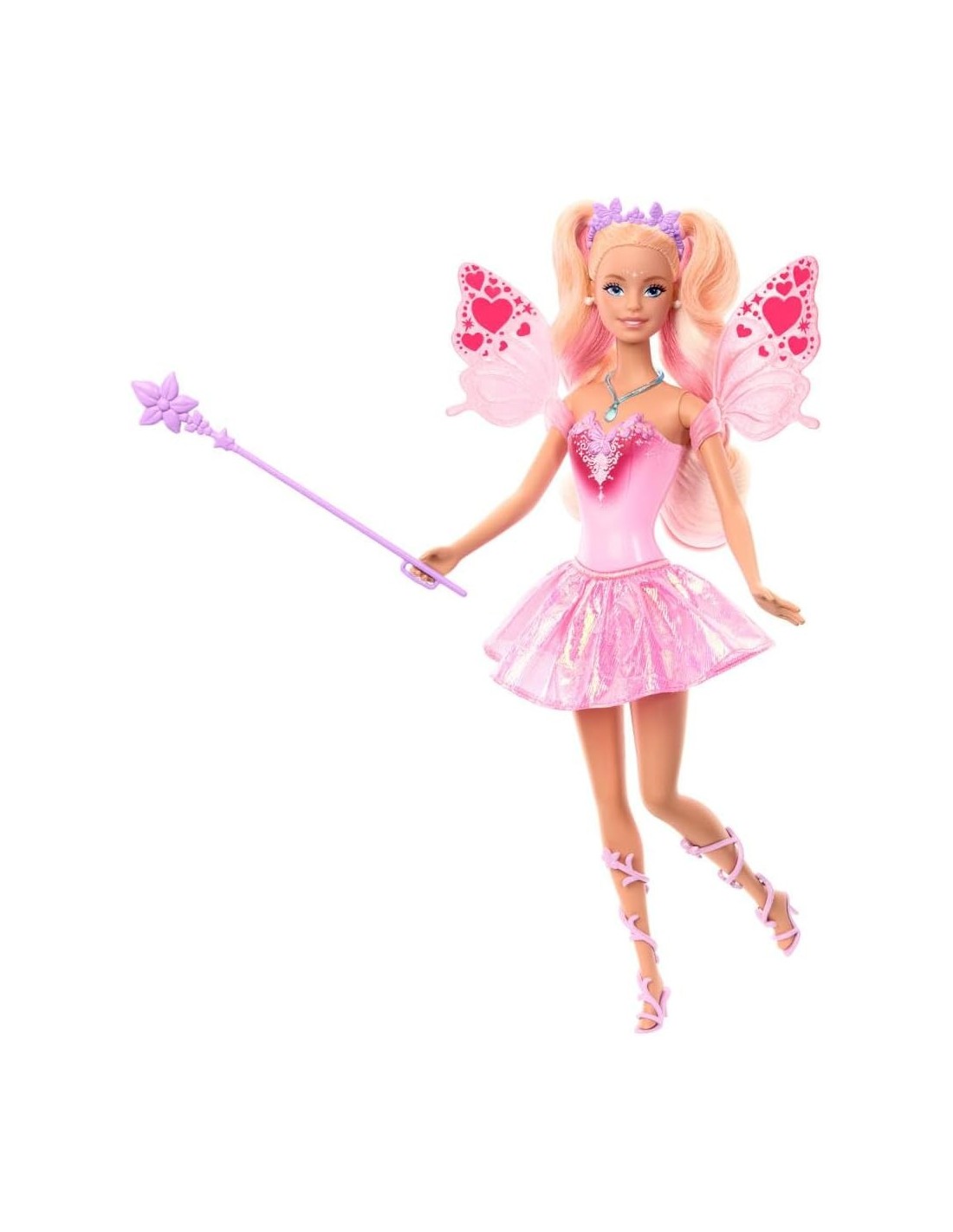 Barbie Fata JCP76 con outfit cambia colore e bacchetta | shopincasa.it