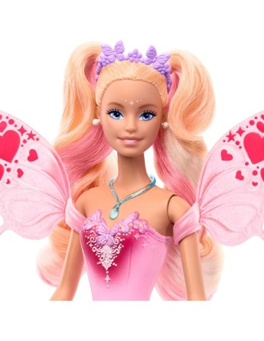 Barbie Fata JCP76 con outfit cambia colore e bacchetta | shopincasa.it