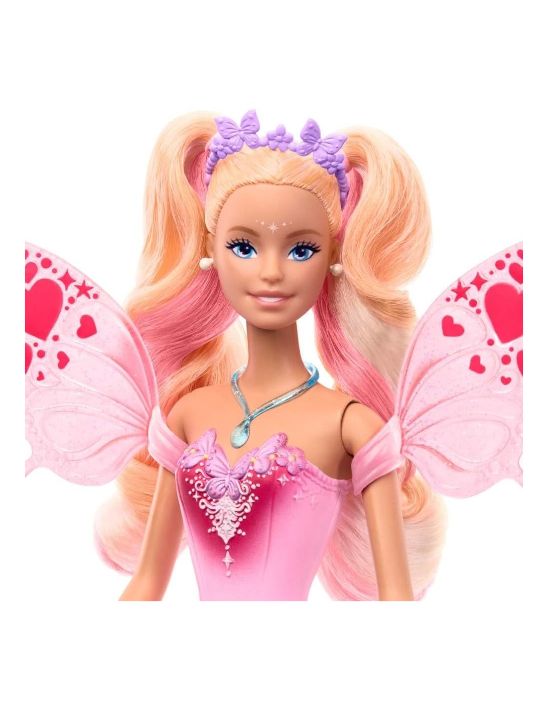 Barbie Fata JCP76 con outfit cambia colore e bacchetta | shopincasa.it