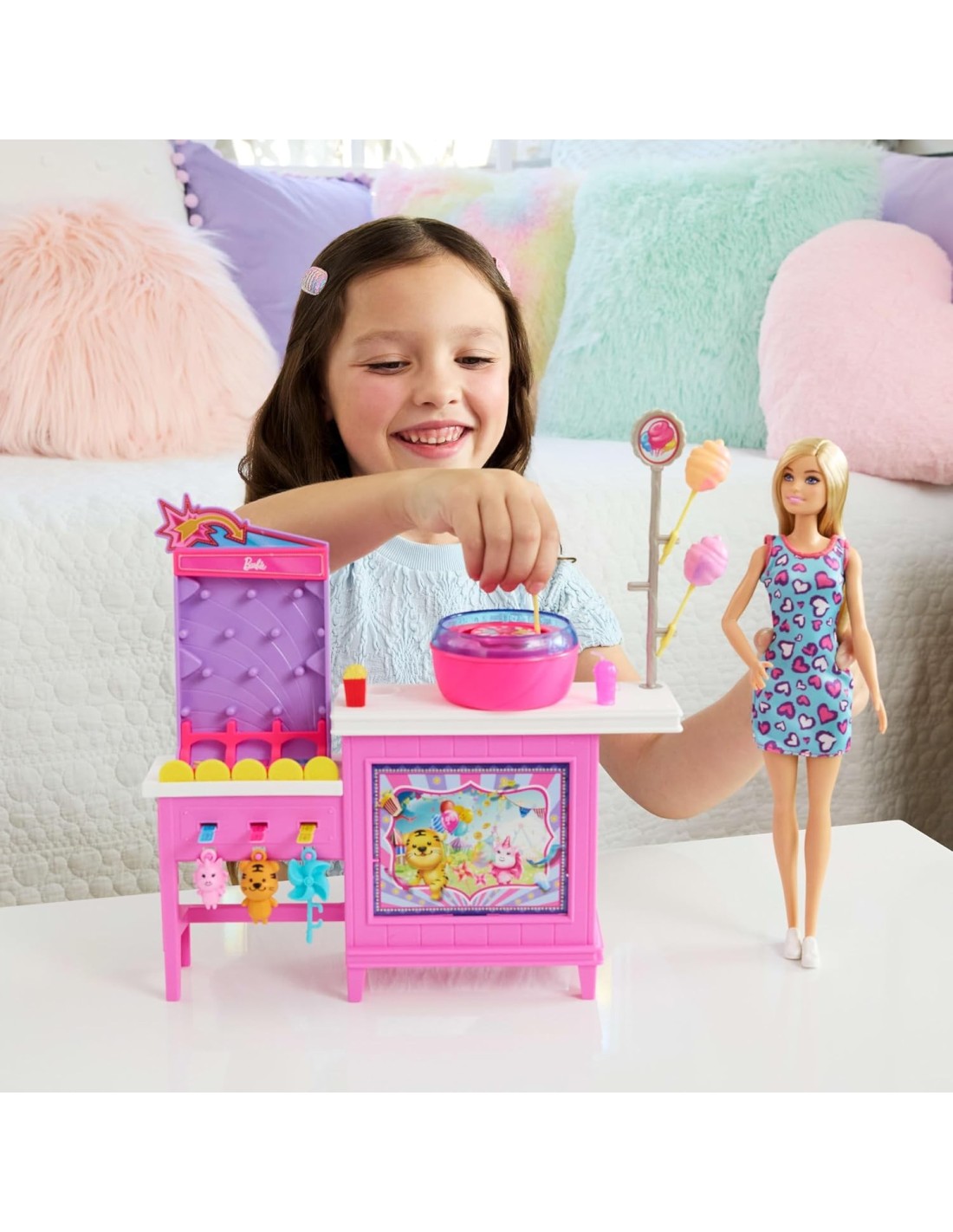 Barbie Chiosco Zucchero Filato con accessori | shopincasa.it