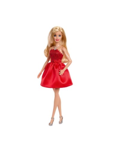 Barbie 80 Anniversario con abito rosso elegante | shopincasa.it