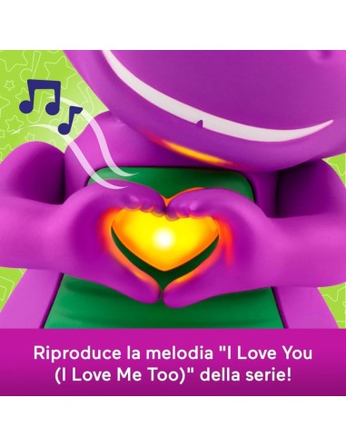 Barney Mani a Cuore con Luci e Suoni Alto 14cm | Shop in Casa