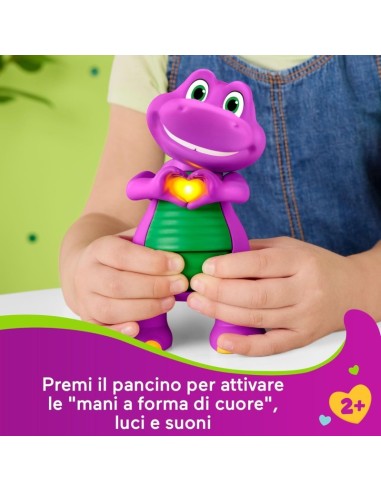 Barney Mani a Cuore con Luci e Suoni Alto 14cm | Shop in Casa