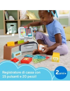 Registratore di Cassa Interattivo con 150 Suoni e 20 Accessori | Shop in Casa 2