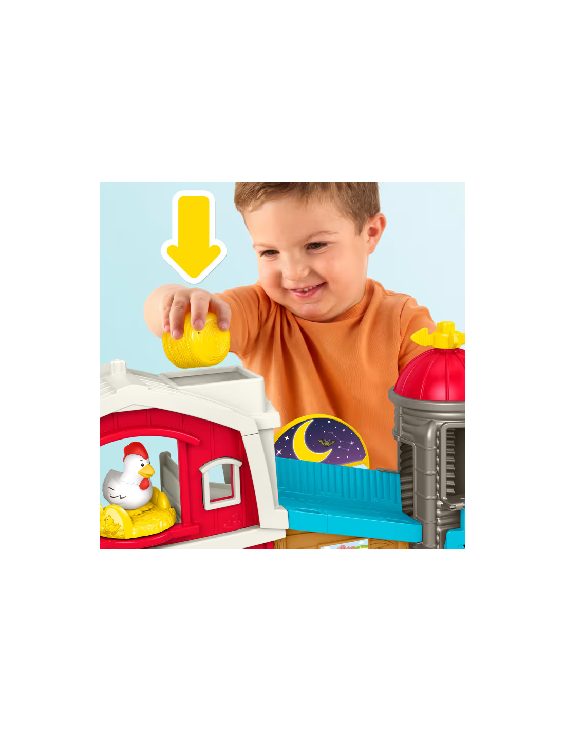 Fisher‑Price Little People Divertente Fattoria Animali Felici Multilingue | Shop in Casa
