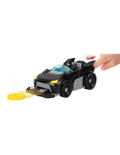 Imaginext DC Super Friends Metal Force Batmobile con luci e suoni, Batman, lanciatore e dischi | shopincasa.it 2