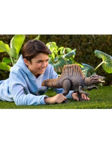 Jurassic World Spinosauro Attacco Furioso con pinna dorsale e coda mobili JGB56 | shopincasa.it