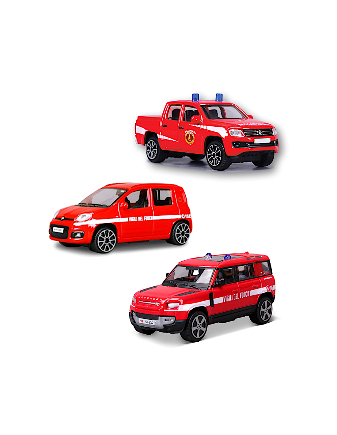 Modellino Vigili del Fuoco Burago 1:43 die-cast | shopincasa.it