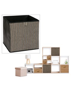 SCATOLA PORTAOGGETTI 212700A COTTY NERO 31X31CM