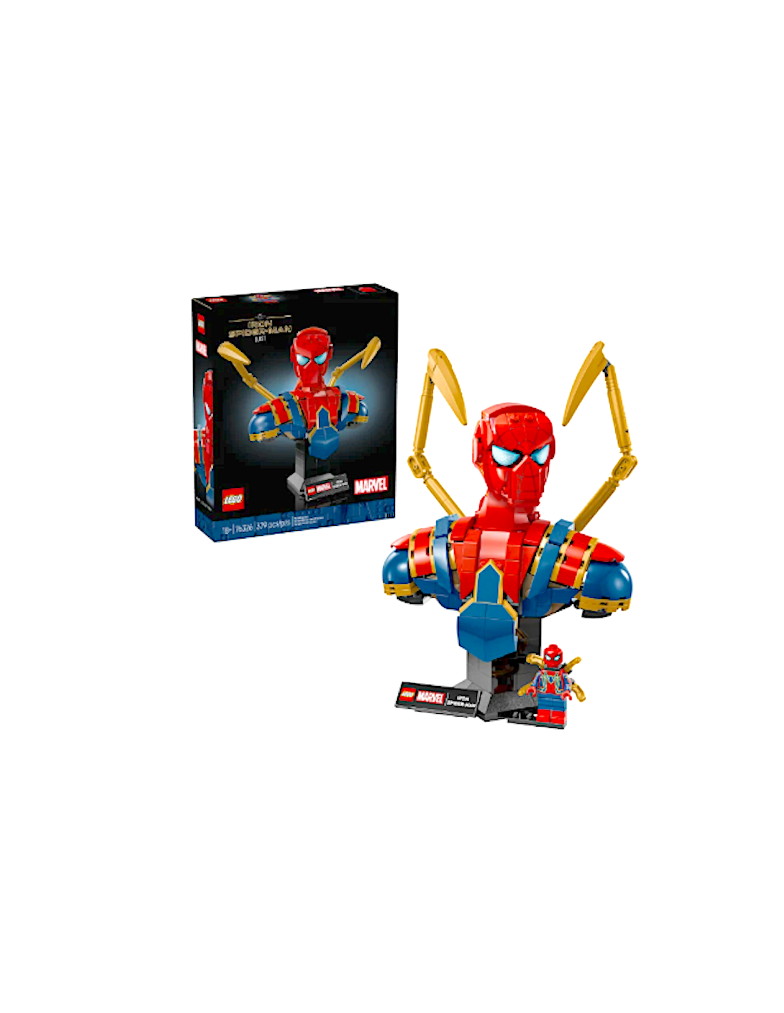 GIOCATTOLO PUBBLICIZZATO: vendita online LEGO 76326 Marvel Busto di Iron Spider-Man in offerta