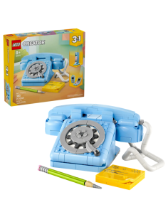 GIOCATTOLO PUBBLICIZZATO: vendita online LEGO Creator 31174 Telefono Retrò – Set 3 in 1 Vintage in offerta