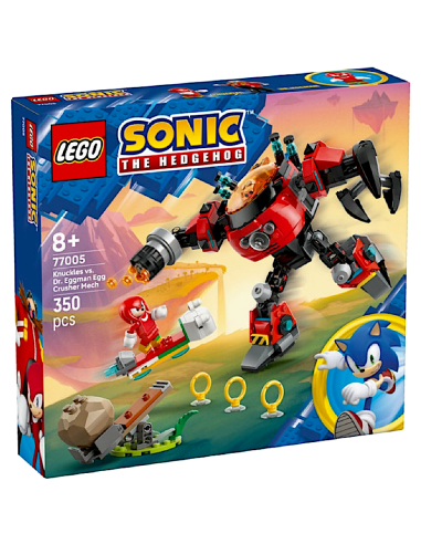 SONIC 77005 KNUCKLES VS MECH EGG CRUSHER DEL DR.EGGMAN