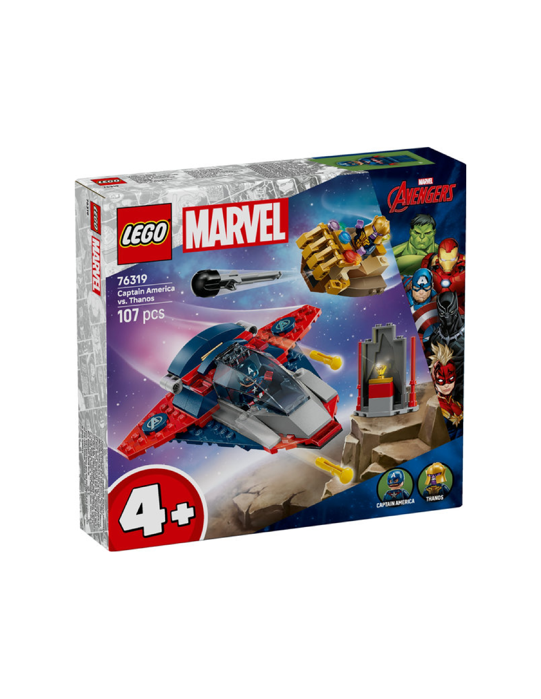 GIOCATTOLO PUBBLICIZZATO: vendita online LEGO 76319 Marvel Captain America Contro Thanos in offerta