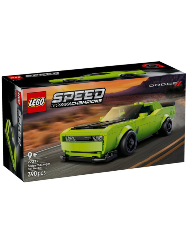 GIOCATTOLO PUBBLICIZZATO: vendita online LEGO 77237 Speed Champions Dodge Challenger SRT Hellcat | Set Muscle Car Americana i...