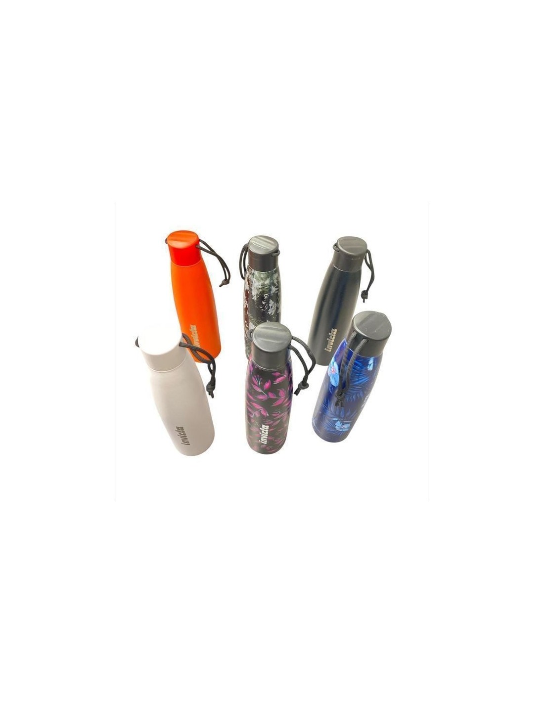 THERMOS E PORTAVIVANDE: vendita online Bottle Lace Invicta, borraccia termica, 550 ml, acciaio inox, colore assortito in offerta