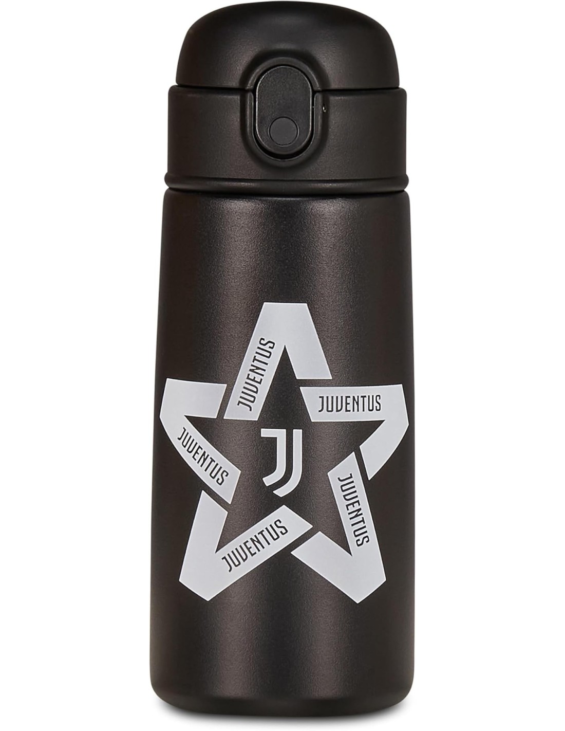 THERMOS E PORTAVIVANDE: vendita online Seven Juventus, borraccia termica, nera, 460 ml, acciaio inox, 19x7 cm, caldo 12h, fre...