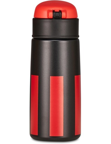 THERMOS E PORTAVIVANDE: vendita online Seven Milan, borraccia termica, nera, 460 ml, acciaio inox, 19x7 cm, caldo 12h, freddo...