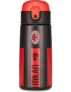 THERMOS E PORTAVIVANDE: vendita online Seven Milan, borraccia termica, nera, 460 ml, acciaio inox, 19x7 cm, caldo 12h, freddo...