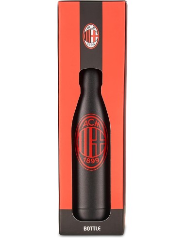 THERMOS E PORTAVIVANDE: vendita online Seven Milan, borraccia termica, nera, 500 ml, acciaio inox, 26x7 cm, caldo 12h, freddo...