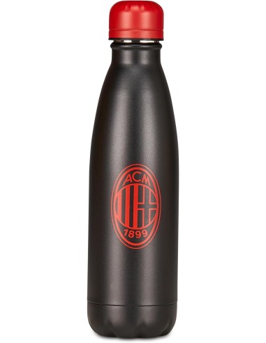 THERMOS E PORTAVIVANDE: vendita online Seven Milan, borraccia termica, nera, 500 ml, acciaio inox, 26x7 cm, caldo 12h, freddo...