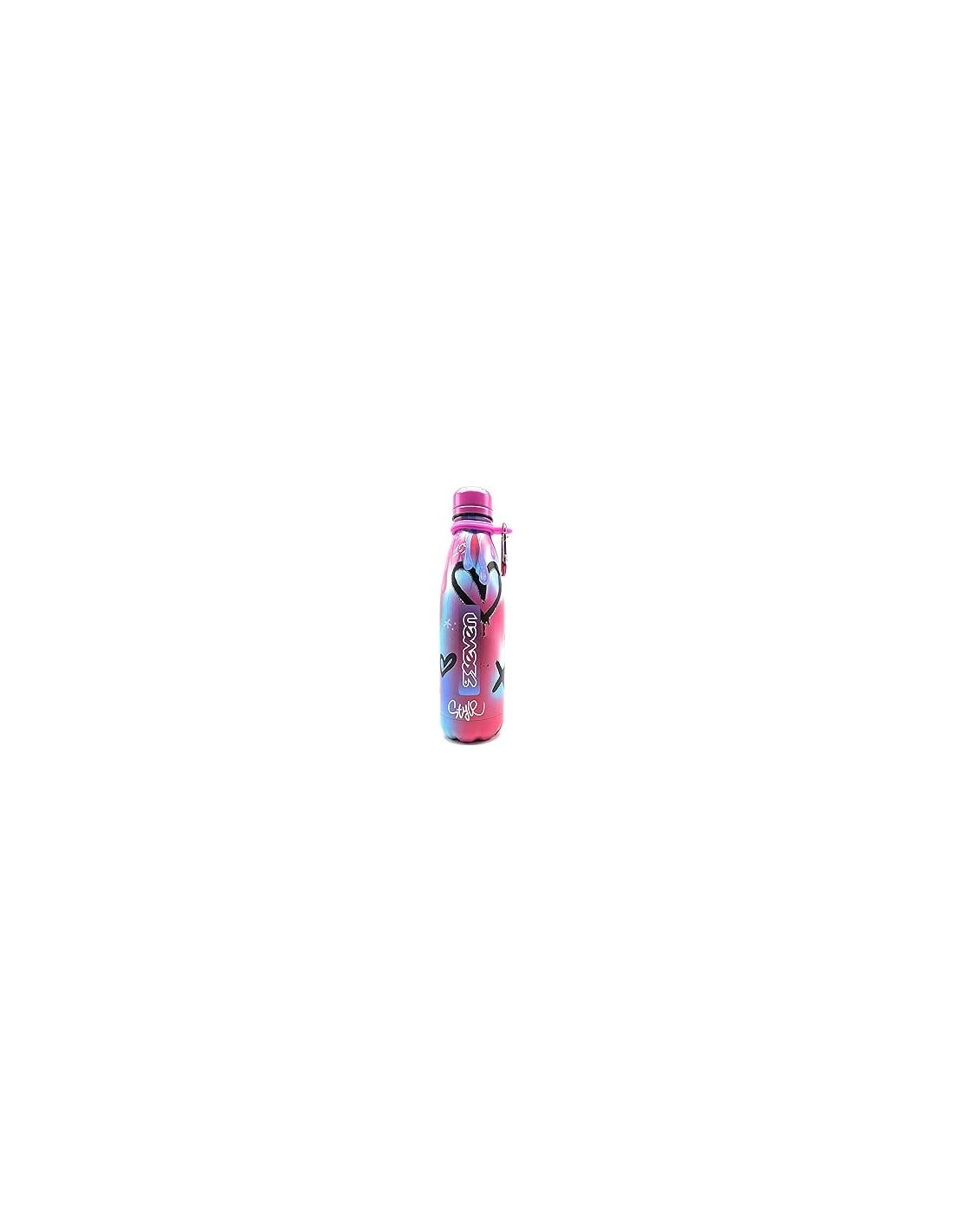 THERMOS E PORTAVIVANDE: vendita online Borraccia termica, acciaio inox, 500 ml, Seven, cuori, scuola, sport, tempo libero, ba...