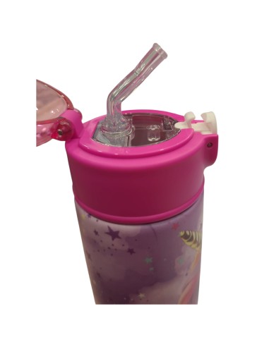 THERMOS E PORTAVIVANDE: vendita online Borraccia Termica SJ Gang, Animali, Boy and Girl, 500 ml, con Cannuccia, Acciaio INOX ...