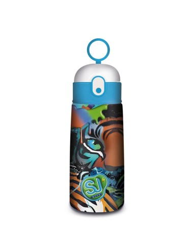 THERMOS E PORTAVIVANDE: vendita online Borraccia Termica SJ Gang, Animali, Boy and Girl, 500 ml, con Cannuccia, Acciaio INOX ...